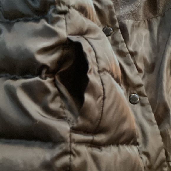 Girls Size Small Gap Down filled Brown Puffer Jacket - Picture 4 of 10